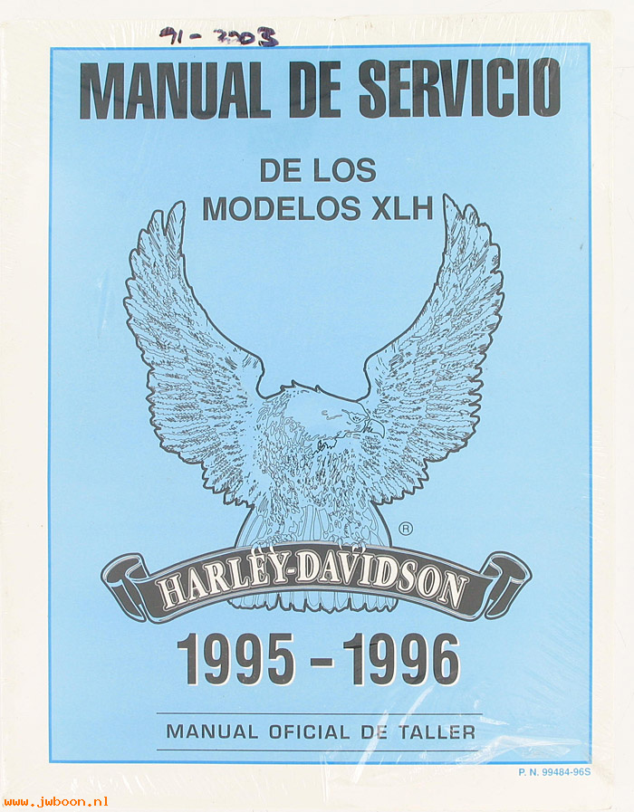   99484-96S (99484-96S): Sportster service manual '95-'96, spanish - NOS