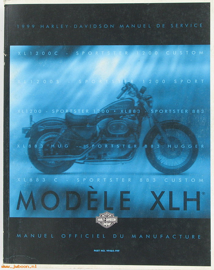   99484-99F (99484-99F): Sportster service manual 1999, french - NOS