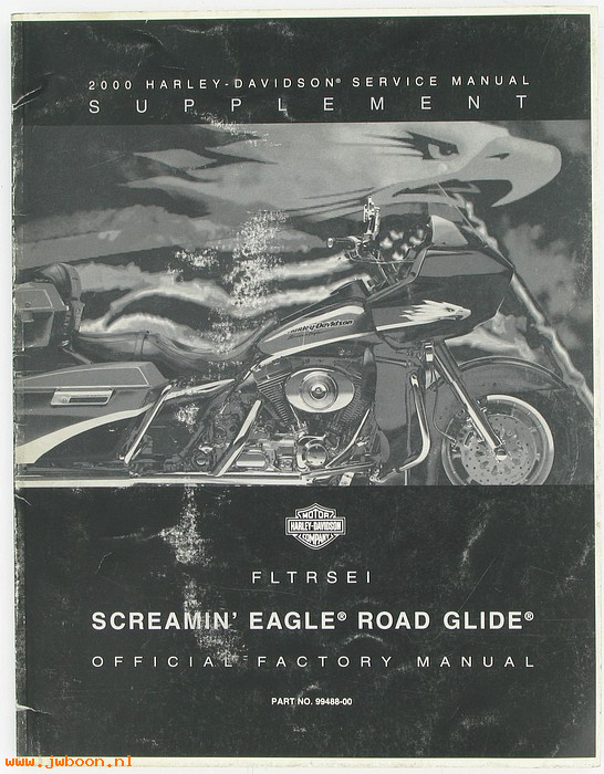   99488-00used (99488-00): FLTRSEI service manual supplement 2000, Screamin' Eagle