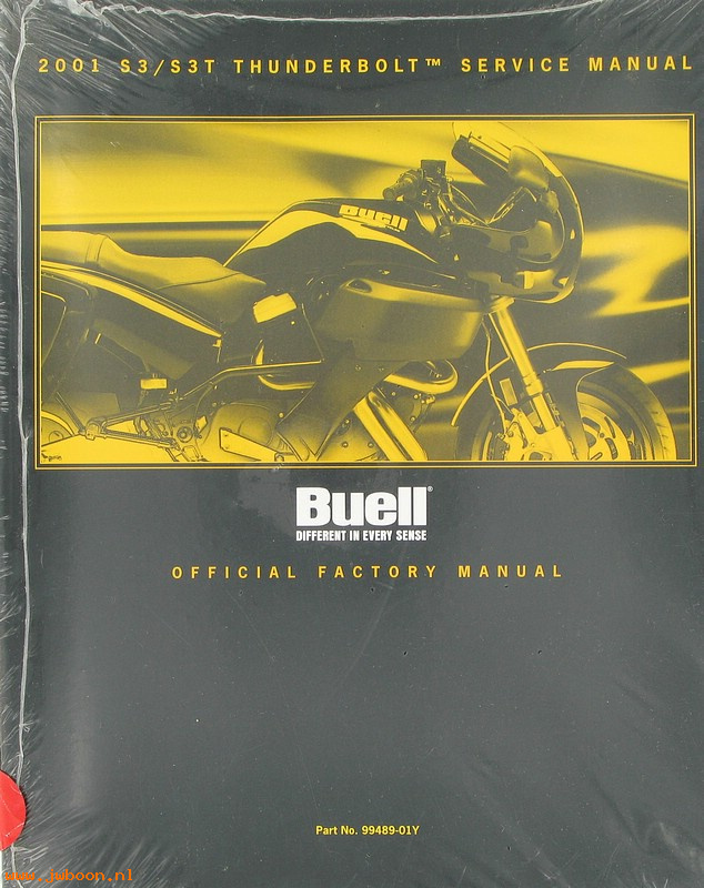   99489-01Y (99489-01Y): Buell Thunderbolt service manual 2001 - NOS