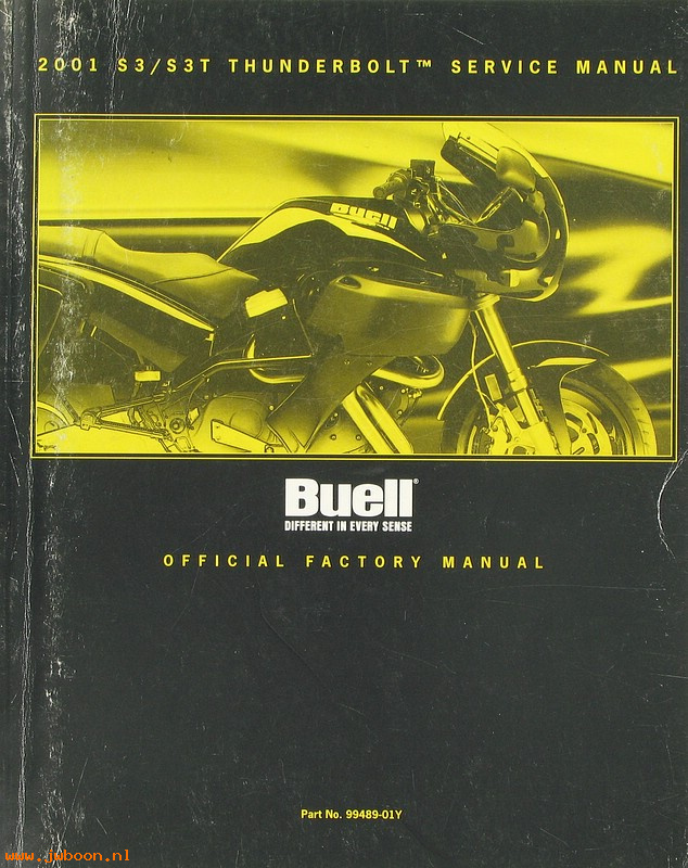   99489-01Yused (99489-01Y): Buell Thunderbolt service manual 2001