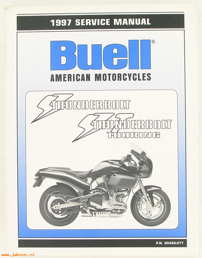   99489-97Y (99489-97Y): Buell Thunderbolt S3, S3T service manual 1997 - NOS