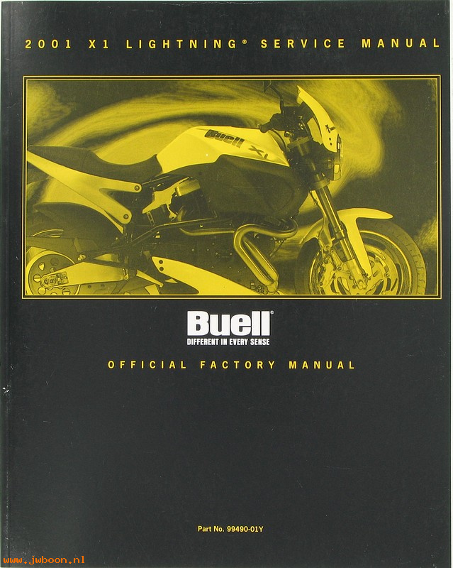   99490-01Y (99490-01Y): Buell Lightning X1 service manual 2001 - NOS