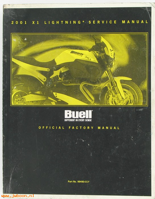   99490-01Yused (99490-01Y): Buell Lightning X1 service manual 2001