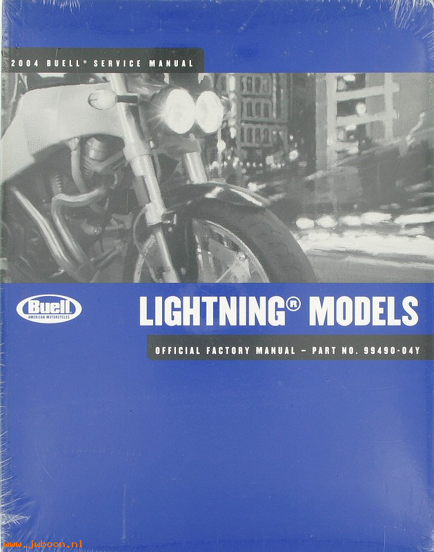   99490-04Y (99490-04Y): Buell Lightning service manual 2004 - NOS