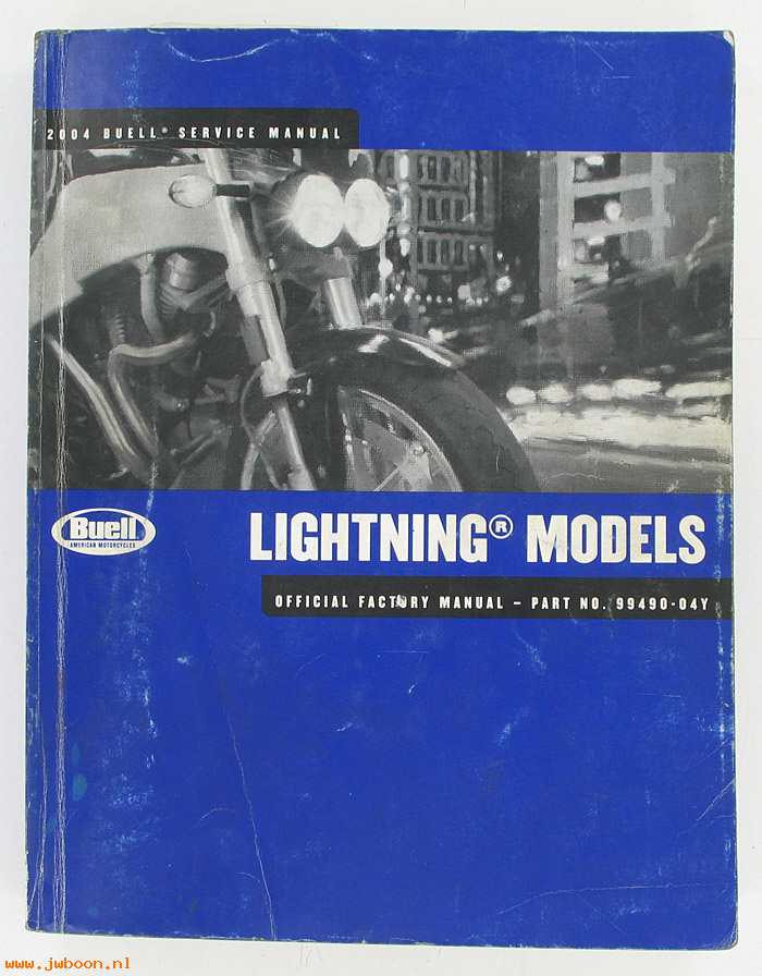   99490-04Yused (99490-04Y): Buell Lightning service manual 2004