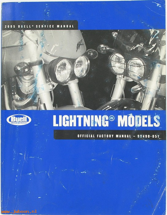   99490-05Yused (99490-05Y): Buell Lightning service manual 2005