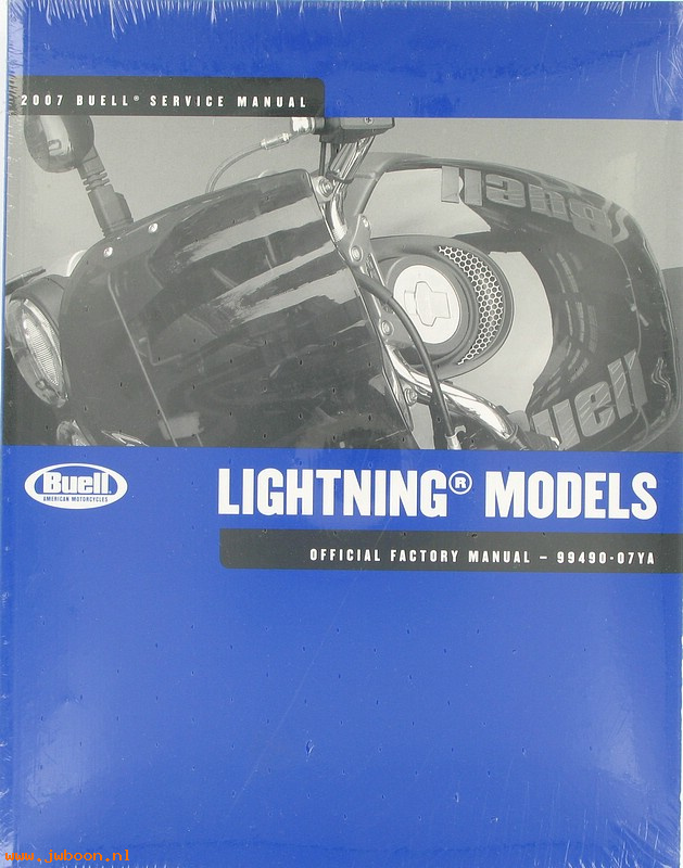   99490-07YA (99490-07YA): Buell Lightning service manual 2007 - NOS