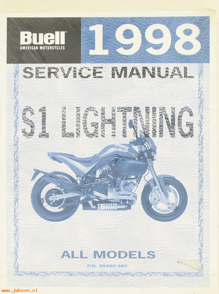   99490-98Y (99490-98Y): Buell Lightning S1 service manual 1998 - NOS