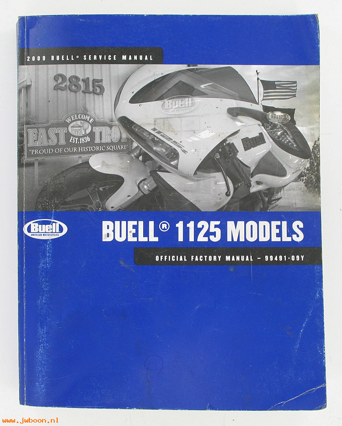   99491-09Yused (99491-09Y): Buell 1125R service manual 2009