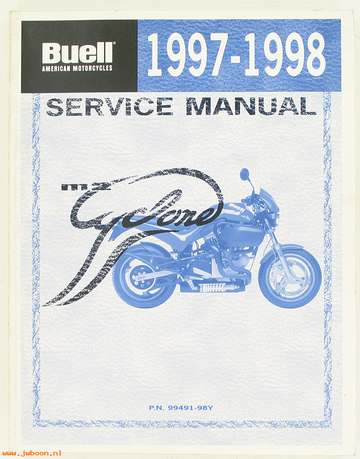   99491-98Y (99491-98Y): Buell Cyclone M2 service manual '97-'98 - NOS