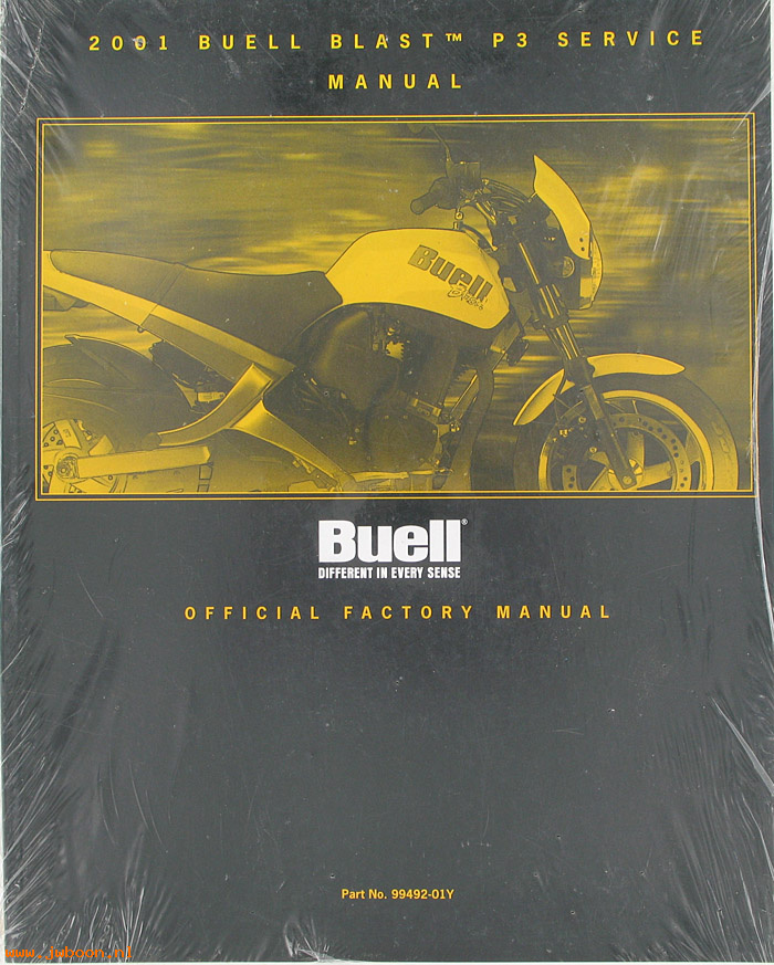   99492-01Y (99492-01Y): Buell Blast service manual 2001 - NOS