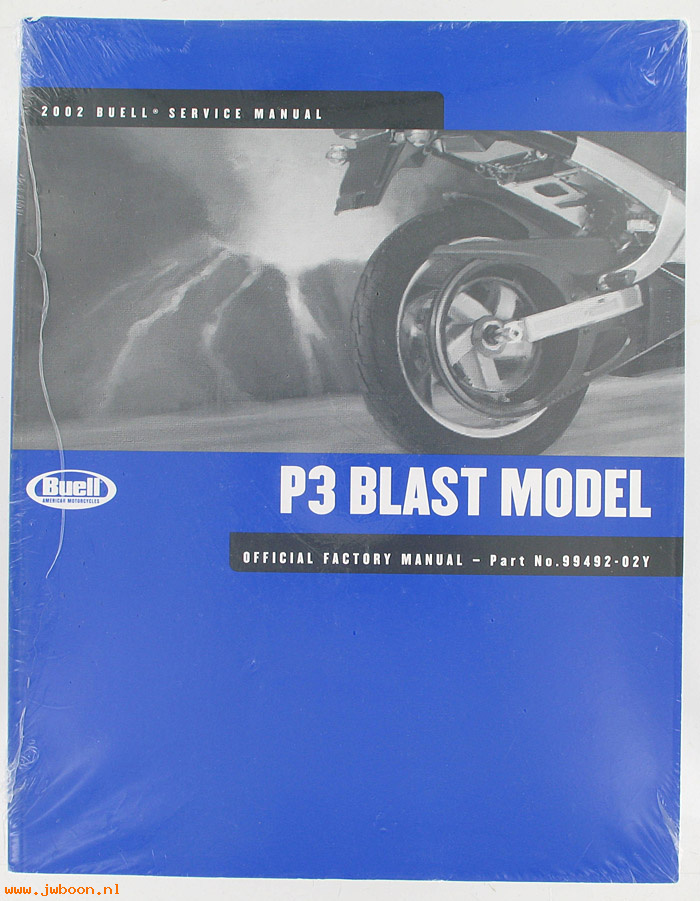   99492-02Y (99492-02Y): Buell Blast service manual 2002 - NOS