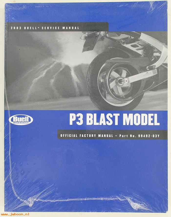   99492-03Y (99492-03Y): Buell Blast service manual 2003 - NOS