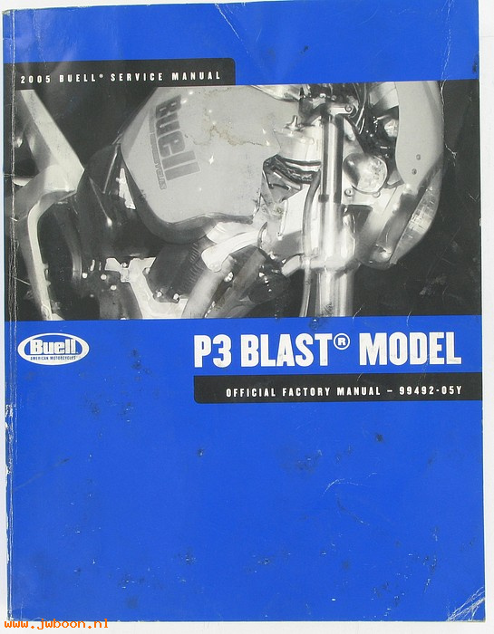   99492-05Yused (99492-05Y): Buell Blast service manual 2005