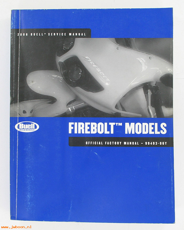   99493-06Yused (99493-06Y): Buell Firebolt service manual 2006