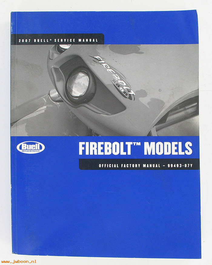   99493-07Yused (99493-07Y): Buell Firebolt service manual 2007