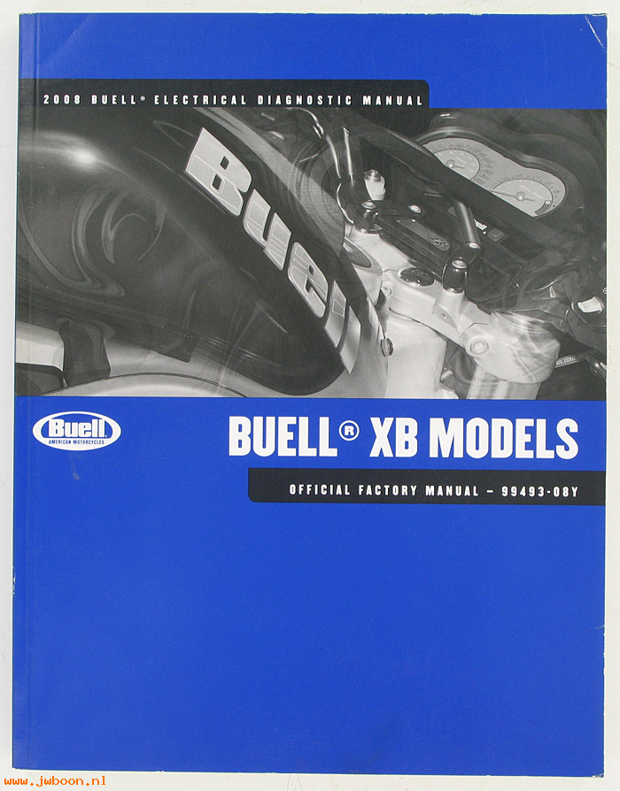   99493-08Y (99493-08Y): Buell XB electrical diagnostics manual 2008 - NOS