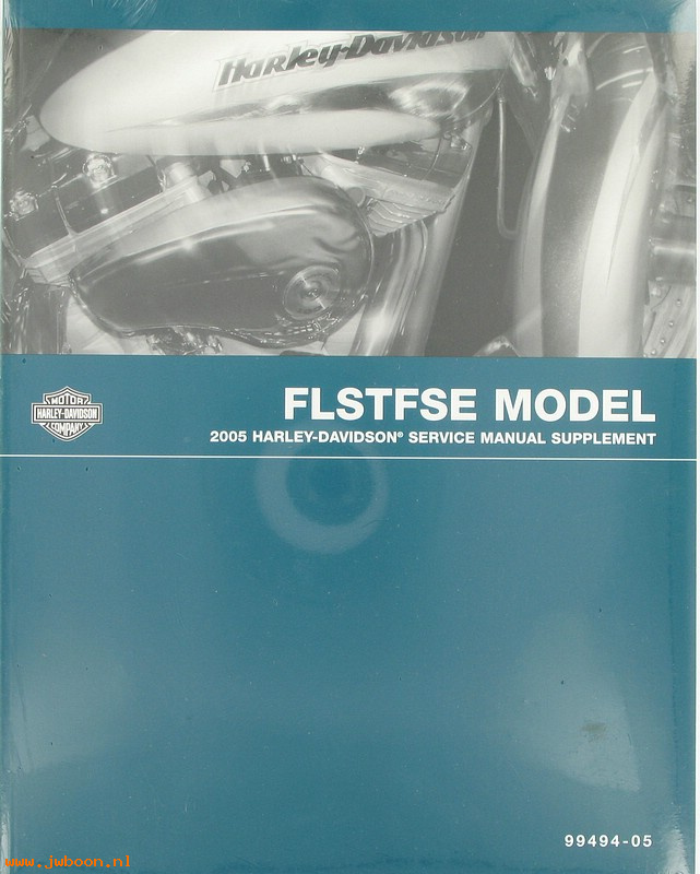   99494-05 (99494-05): FLSTFSE, CVO Custom FatBoy service manual supplement 2005 - NOS