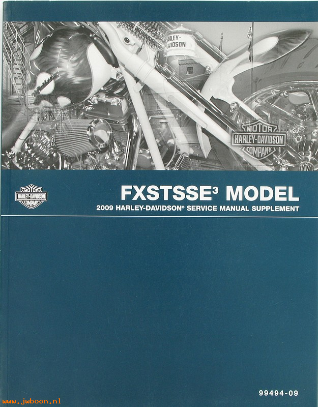   99494-09 (99494-09): FXSTSSE3, CVO Softail Springer service manual supplement 2009 - N