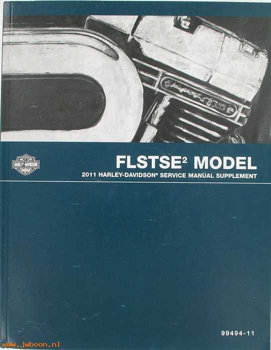   99494-11used (99494-11): FLSTSE2, CVO Softail Convertible service manual supplement 2011