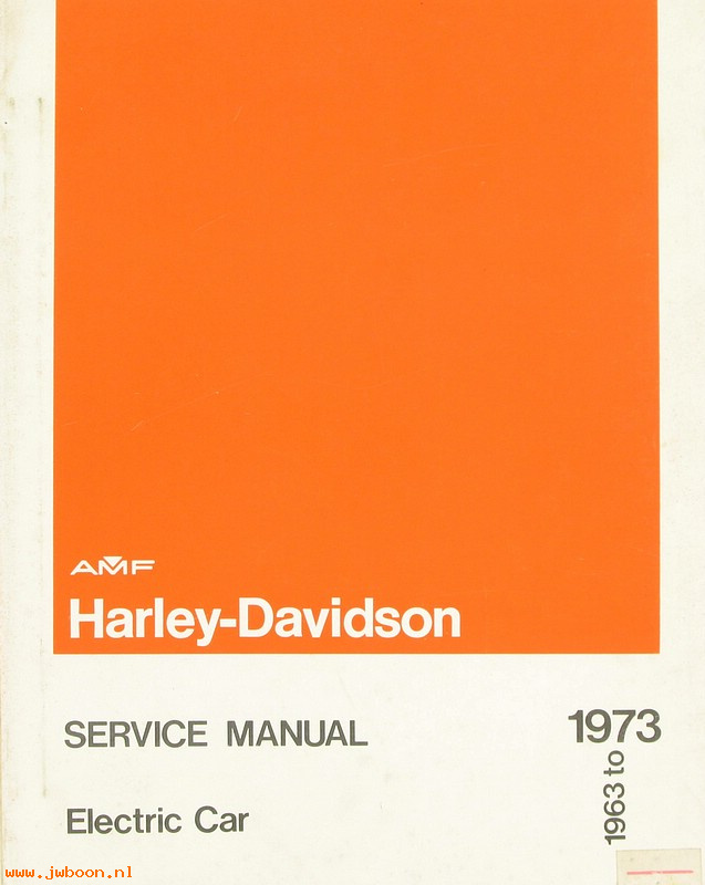   99494-73 (99494-73): Electric car service manual '63-'73 - NOS