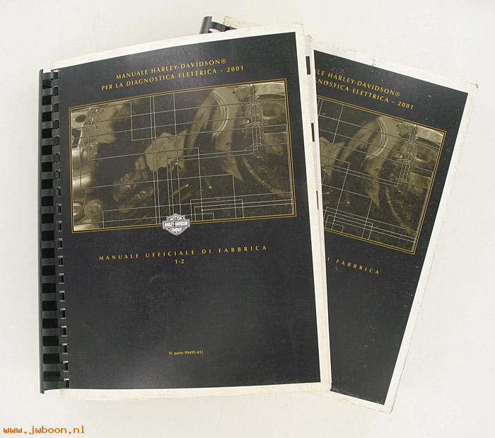   99495-01I (99495-01I): H-D electrical diagnostic service manual 2001, italian - NOS