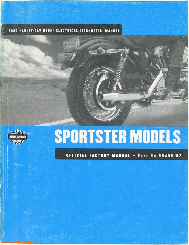   99495-02 (99495-02): Sportster, electrical diagnostic service manual 2002 - NOS