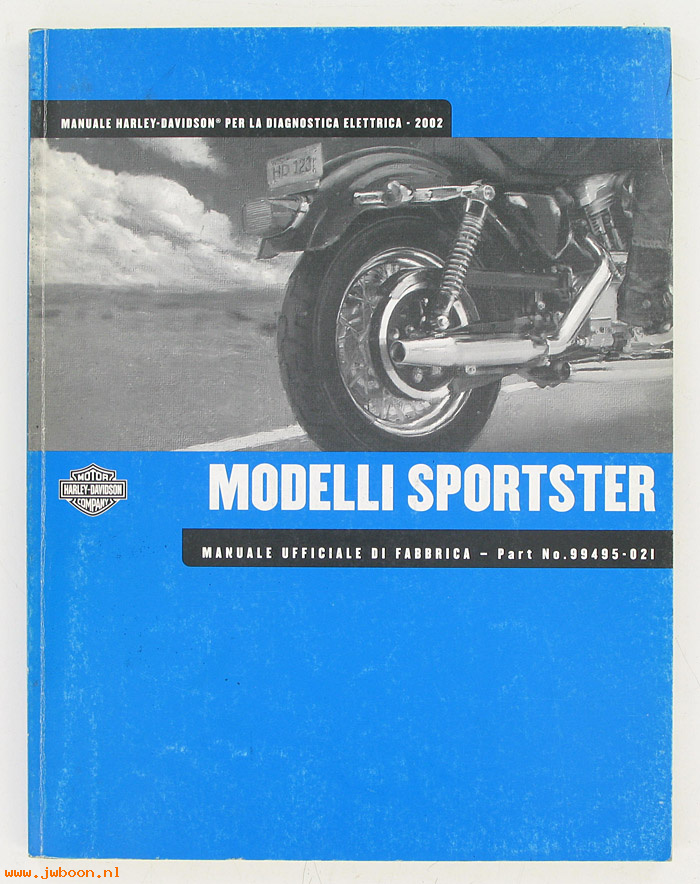   99495-02I (99495-02I): Sportster, electrical diagnostic service manual 2002, italian - N