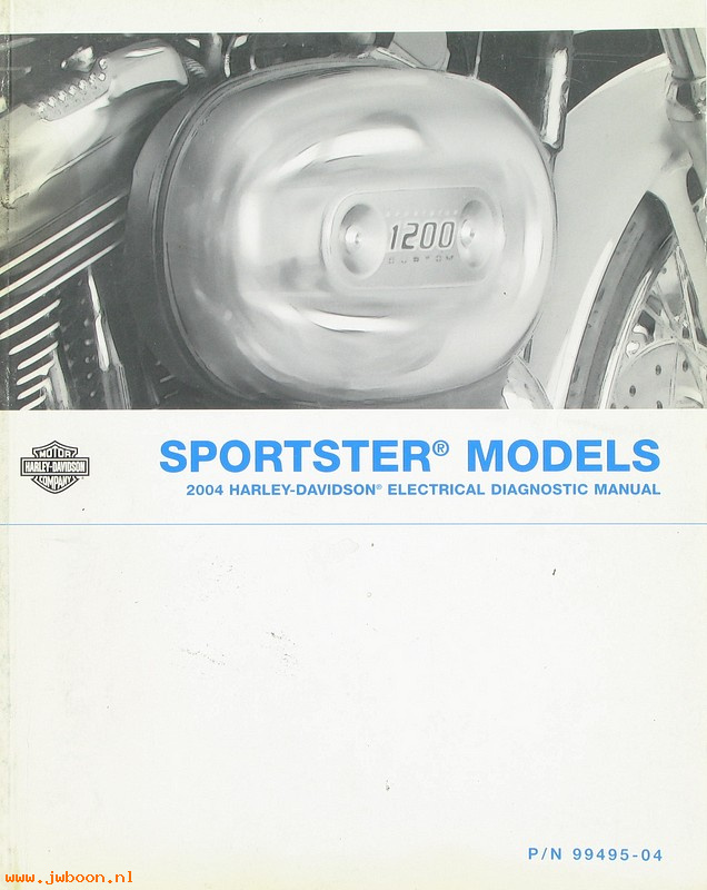   99495-04 (99495-04): Sportster, electrical diagnostic service manual 2004 - NOS