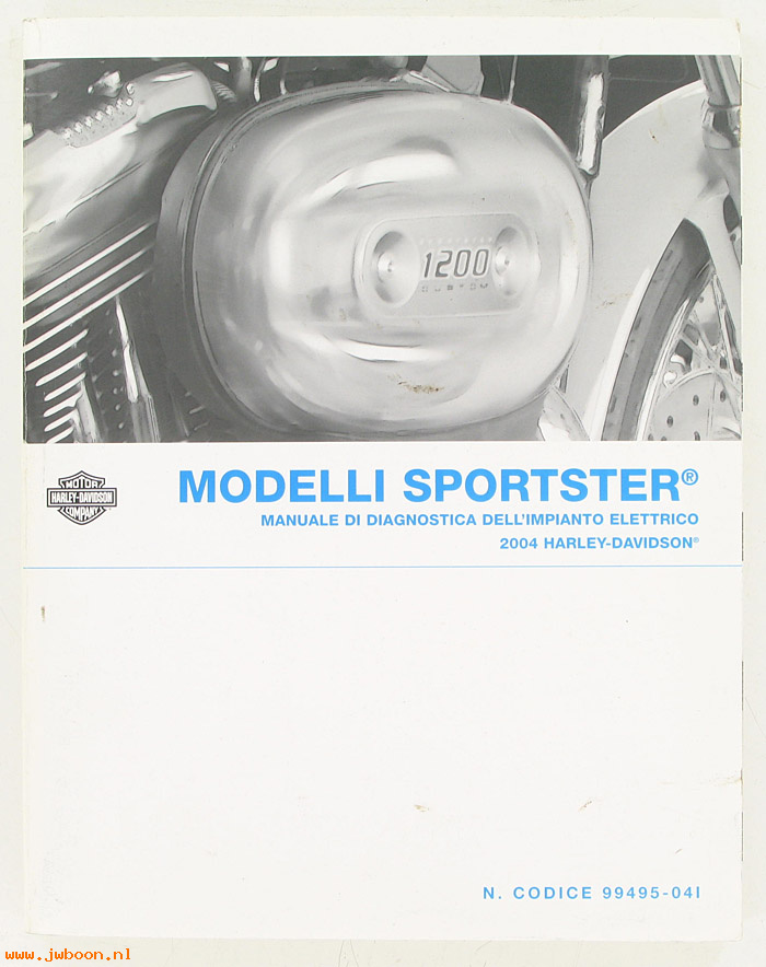   99495-04I (99495-04I): Sportster, electrical diagnostic service manual 2004, italian - N