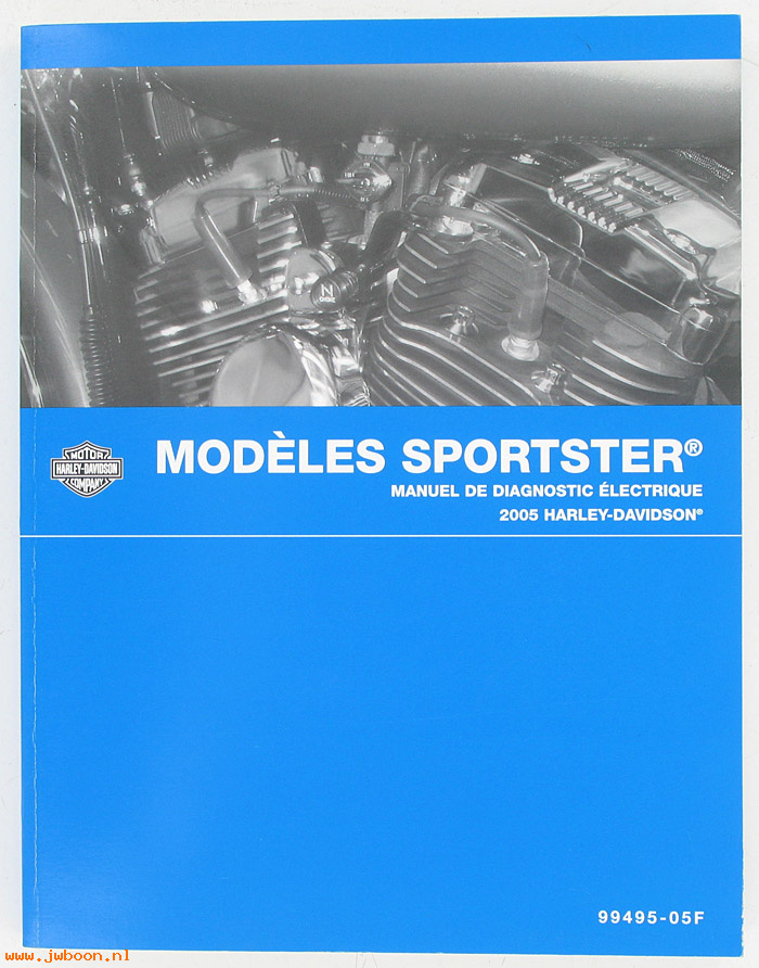   99495-05F (99495-05F): Sportster, electrical diagnostic service manual 2005, french - NO