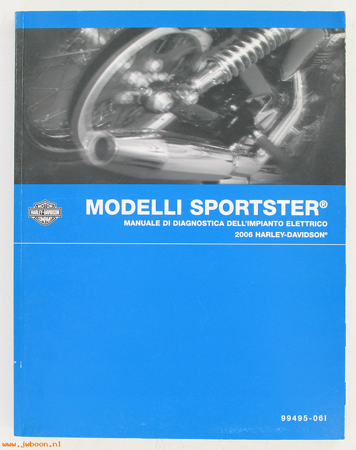   99495-06I (99495-06I): Sportster, electrical diagnostic service manual 2006, italian - N