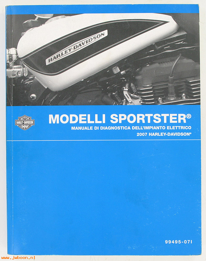   99495-07I (99495-07I): Sportster, electrical diagnostic service manual 2007, italian - N
