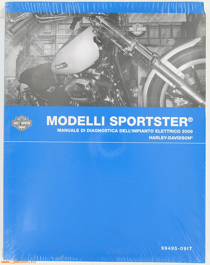   99495-09IT (99495-09IT): Sportster, electrical diagnostic service manual 2009, italian - N