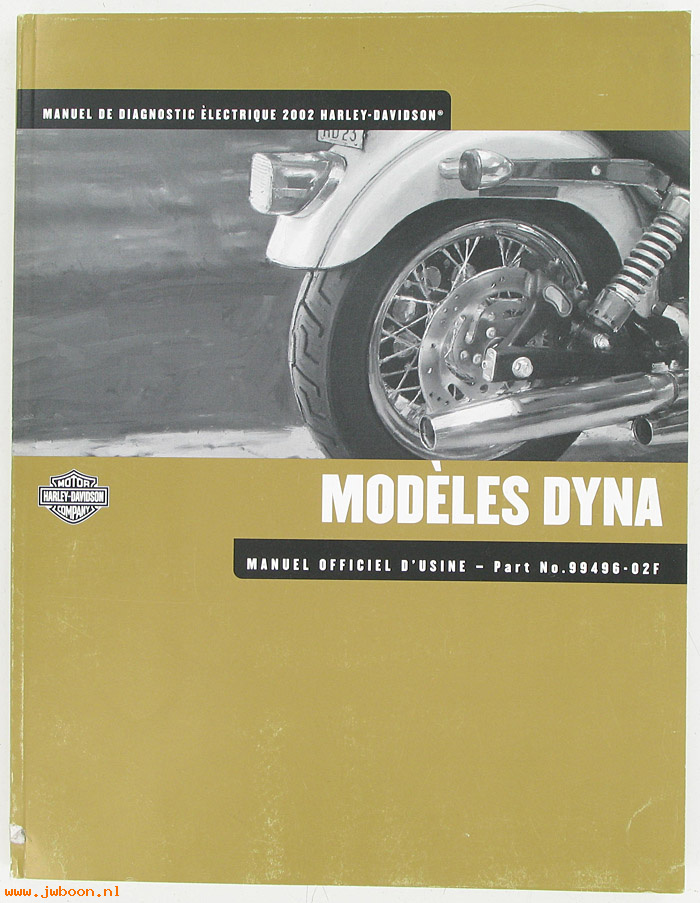  99496-02F (99496-02F): Dyna electrical diagnostic service manual 2002, french - NOS