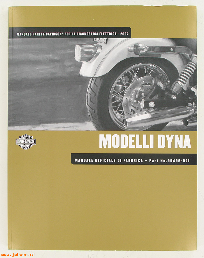   99496-02I (99496-02I): Dyna electrical diagnostic service manual 2002, italian - NOS