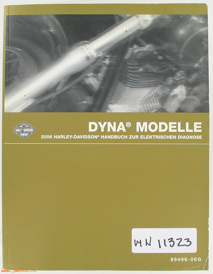   99496-06G (99496-06G): Dyna electrical diagnostic service manual 2006, german - NOS