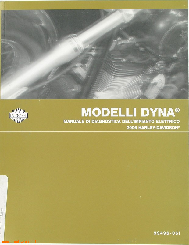   99496-06I (99496-06I): Dyna electrical diagnostic service manual 2006, italian - NOS
