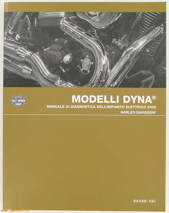   99496-08I (99496-08I): Dyna electrical diagnostic service manual 2008, italian - NOS