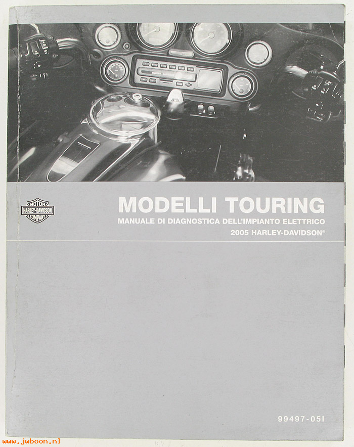   99497-05I (99497-05I): Touring electrical diagnostic service manual 2005, italian - NOS