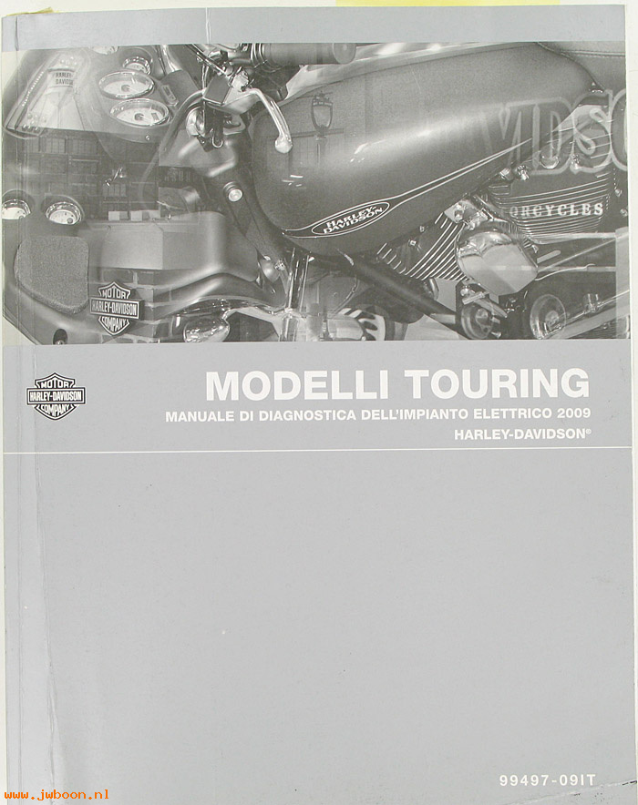   99497-09ITused (99497-09IT): Touring electrical diagnostic service manual 2009, italian