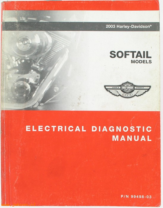   99498-03used (99498-03): Softail electrical diagnostic service manual 2003