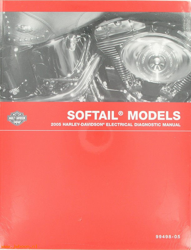  99498-05 (99498-05): Softail electrical diagnostic service manual 2005 - NOS