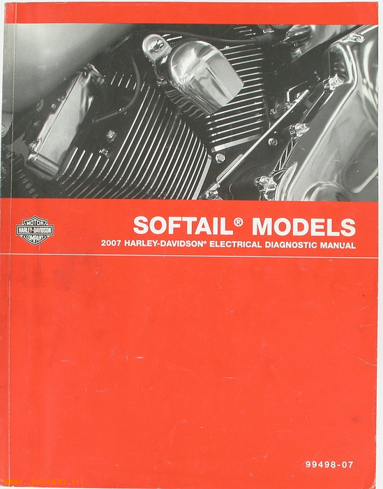   99498-07used (99498-07): Softail electrical diagnostic service manual 2007