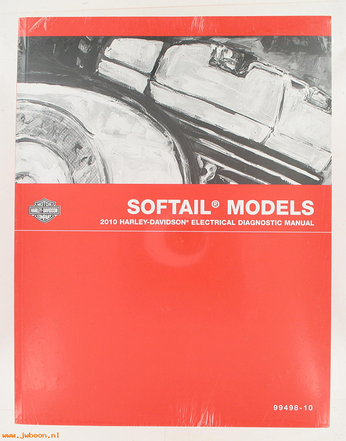   99498-10 (99498-10): Softail electrical diagnostic service manual 2010 - NOS