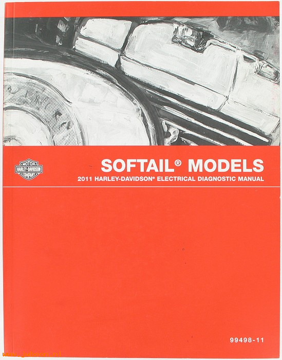   99498-11used (99498-11): Softail electrical diagnostic service manual 2011