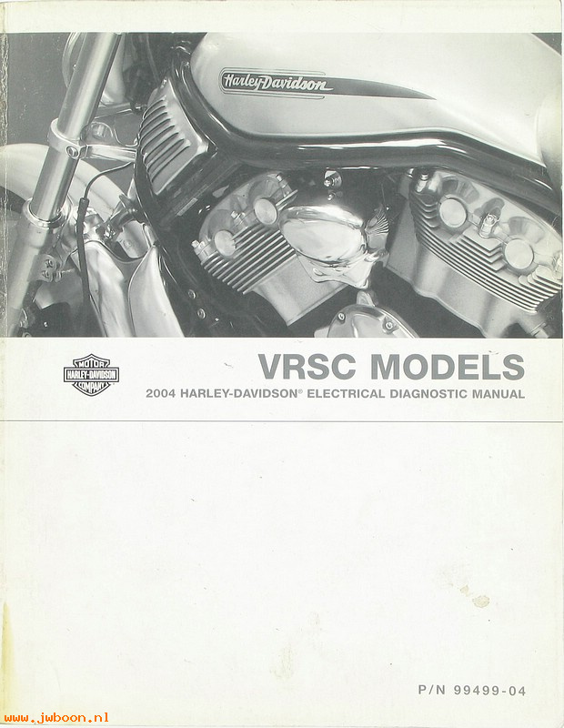   99499-04 (99499-04): V-rod electrical diagnostic service manual 2004 - NOS