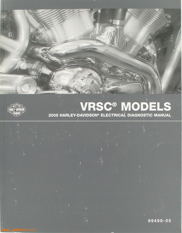   99499-05 (99499-05): V-rod electrical diagnostic service manual 2005 - NOS