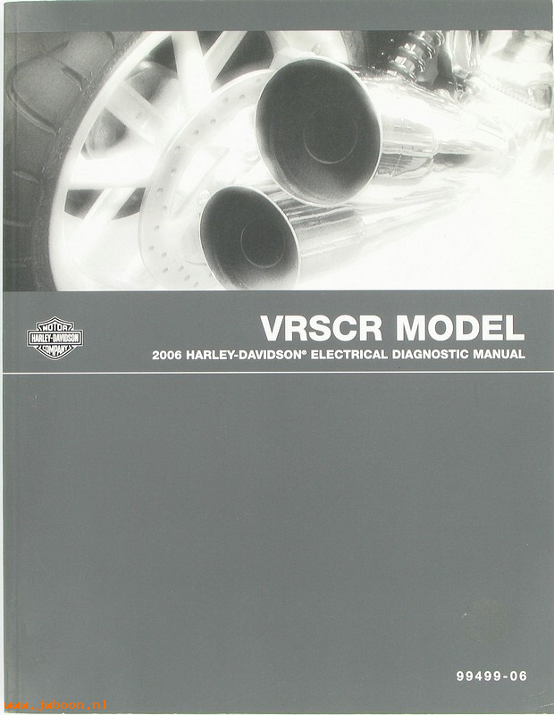   99499-06 (99499-06): V-rod electrical diagnostic service manual 2006 - NOS